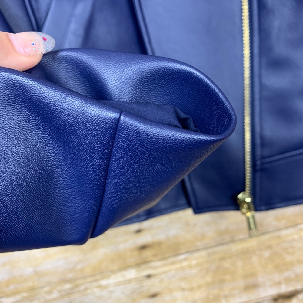 Michael by Michael Kors Moto Jacket Faux Leather - Picture 5 of 5